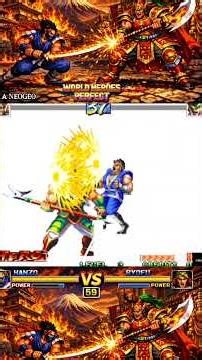 Hanzo vs Ryofu 🔥 Epic Battle | World Heroes Perfect (ACA NEOGEO) |Playtopia508