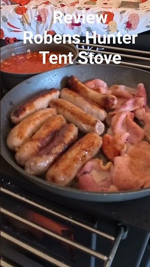 Robens Klondike + Hunter Stove = cozy camp vibes. Hot tenting done right! #campinglife #tent