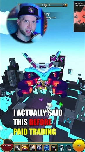 I may have inadvertently inspired PAID TRADING.. #trove #shorts