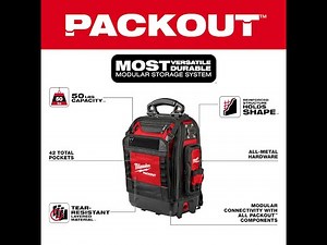 Milwaukee PACKOUT™ Structured Backpack: The Ultimate Tool Organization Solution