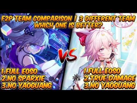 TEAM COMPARISON | Which The Best Elation DPS For F2P? | Sw Lv.999 E0S0 VS Evanescia E0S0 #evanescia