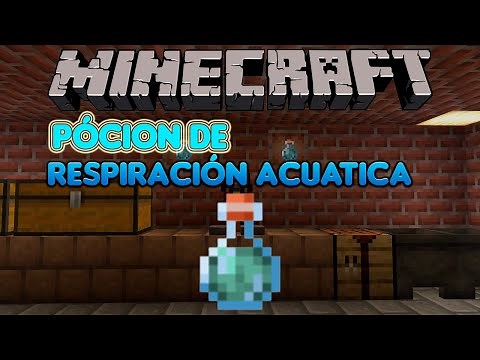 Como hacer pocion de respiración actuatica en minecraft