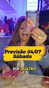 PREVISÃO 04/07 SÁBADO #tarot #eitatarot #horoscope #baralhocigano #horoscopo #signos #astrologia