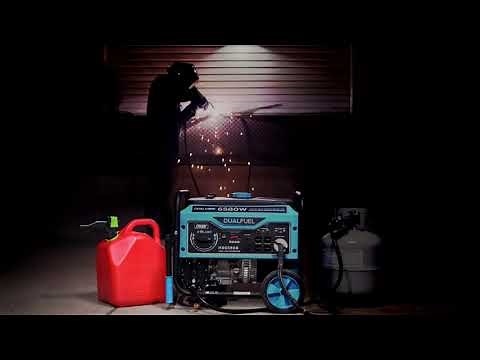 Pulsar HD6580B 6,580/5,500-Watt Dual Fuel Gasoline/Propane Powered Recoil Start Portable Generator
