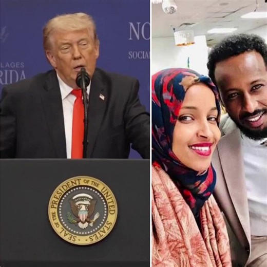 Trump: Speaking about Ilhan Omar“Get the hell out. What a phony. She married her brother to come in … I believe she married her brother which is totally illegal.” Why is she still here? Can we speed up the process to remove this Somali trash?