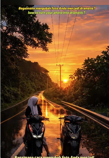 Tren Foto Aesthetic Dramatis di TikTok