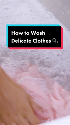 Don’t ruin your delicate clothes! Here’s how you can safely wash them. #LaundryTok #WashingClothes #TheSpruce