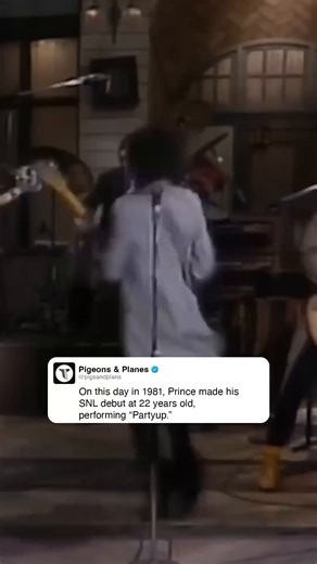 On this day in 1981, Prince made his Saturday Night Live debut as a performer at just 22 years old. He performed "Partyup" from his 1980 album 'Dirty Mind.' | Pigeons and Planes