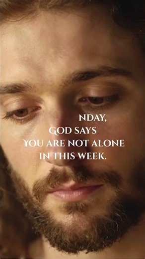 This Monday, God says:You are not alone in this week | Weekly Bible Inspiration . #faith #motivation
