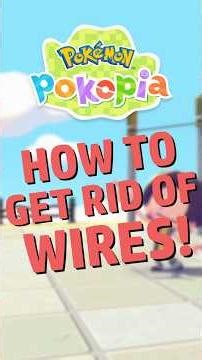 How to Get Rid of Powerlines in Pokemon Pokopia! #shorts #pokemon #pokemonpokopia #pokopia #pokémon