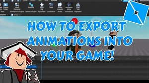 HOW TO Export Animations IN YOUR GAME! |  Roblox Studio