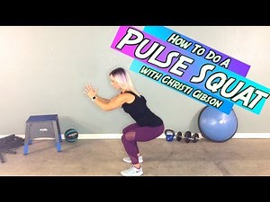 How To Do A Pulse Squat