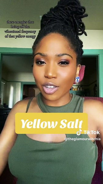 Salt Magick✨🧂✨ Using salts in your practice can give you more power and help direct the flow of energy in your spells. You can even create your own salt blends for very specific intentions and increase the success of your workings✨🔮 If you’re interested in trying out my Glamour Magick Salts, head to TheGlamourWitch.com 💅🏾#glamourmagick #occultok #witchtok #magicalsalt #beginnerwitchtips