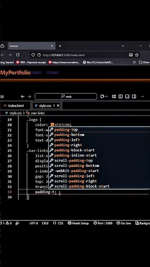 This Navbar Hover Effect Will Blow Your Mind! 😲 | HTML & CSS Magic