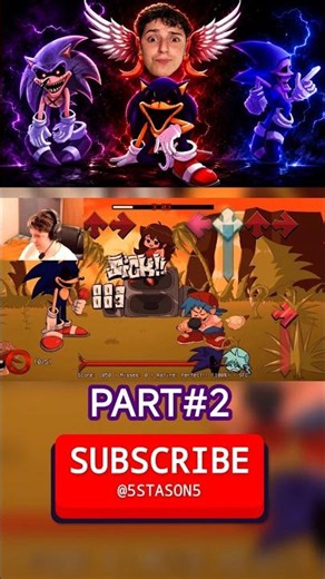 Friday Night Funkin’ VS Sonic.EXE HD Retake Too Slow (PART 2) #shorts #fnfmod #fridaynightfunkin