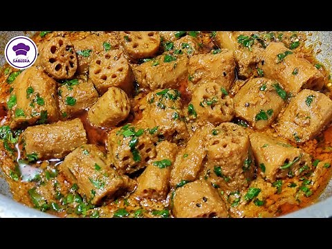 Sindhi Beh Recipe | Lotus Root Recipe in Yogurt & Imli | Cooking With Sabeera