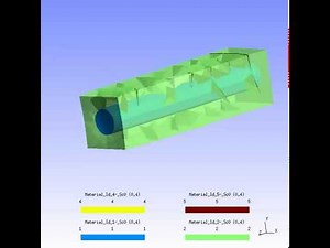 3D automatic insertion of cohesive zones cracks in a fiber reinforced composite using MultiMech™