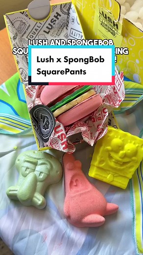 What a crazy cute team up between Lush x SpongeBob SquarePants. Look at the spread of items and my favourite is the Krabby Bath one! #placesinsydney #lush #lushxspongebob #lushxspongebobsquarepants #bath #bathtime #lushcosmetics #sponge #spongebob #spongebobsquarepants #krabby #krabbypatty