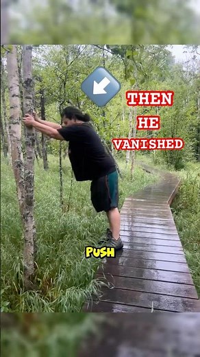 Tree Pusher Disappears? You Won’t Believe It😱🙈 #shorts