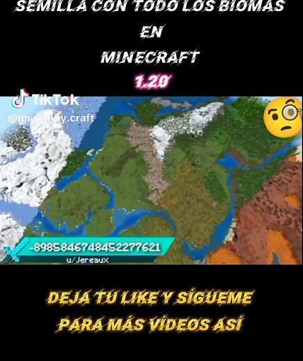 Semillas de Minecraft con todos los biomas en la versión 1.20
