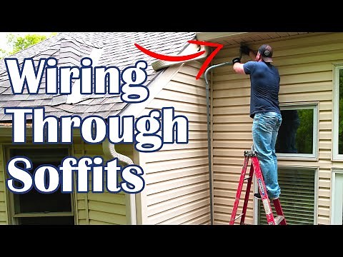 DIY Running 400 Ft of Wire through Attic and Soffit for Sewage Pump 💩