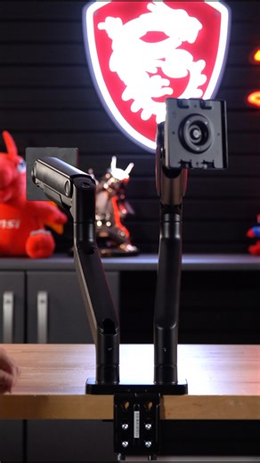 It's that easy! Setting up the new MSI monitor arms take just a few simple steps and are designed to give YOU the best possible product for the least amount of effort. Effortlessly move the arms to your desire and mount your monitors with ease! 💪 The best part is, we have select models discounted for a limited time at the 🔗: https://msi.gm/SFF96814 | MSI Gaming