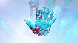 Hamsa, Hand, Hand Of Fatima. Free Stock Video