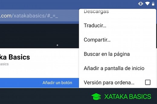 Cómo entrar a la versión de Facebook para PC desde el móvil