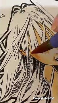 Making of a Shikishi Artwork (色紙の制作過程)☆