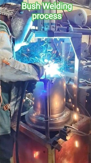 Air Tank Bush Welding process | MIG Welding #trending #vlog #viral