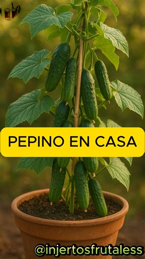 🥒🌱 ¡Cultivar pepinos en casa es más fácil de lo que imaginas! 🌞 Solo necesitas una maceta, buena tierra y algunos cuidados para disfrutar de pepinos frescos, sanos y naturales directamente desde tu hogar. 🍃 Mira este video y aprende paso a paso cómo hacerlo. 🌿💚 #PepinosEnCasa #HuertoUrbano #CultivaEnCasa #JardineríaCasera #HuertoFamiliar #Plantas #CultivoFácil #HuertoEnMaceta #VidaVerde #NaturalezaEnCasa | Injertos Frutales