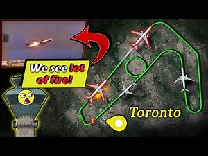 ENGINE FIRE ON TAKEOFF | Air Canada B777 Emergency Return to Toronto!