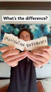 Imagination vs refrence ! Asking the biggest art questions! #art #drawingchallenge #imagination