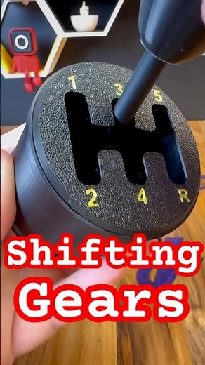 3D Printed Stick Shift Fidget Toy