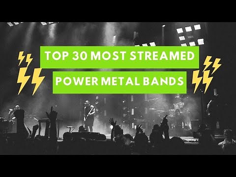 Top 30 Most Streamed Power Metal Bands in 2021