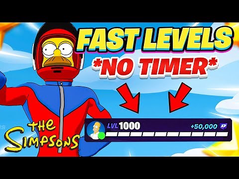 *NEW* NO TIMER Fortnite XP Map to LEVEL UP FAST in Chapter 6 Season 5 / Simpsons (EARN XP)