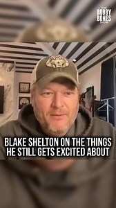 9.7K views · 164 reactions | Blake Shelton shared the things he still gets giddy about at this point his career! Watch the full interview at bobbybones.com. | Bobby Bones Show | Facebook