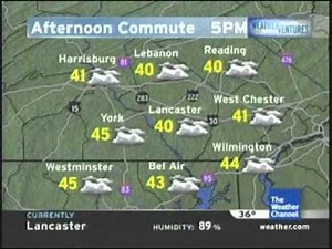 Local Forecast - November 18, 2007 - 8:58pm