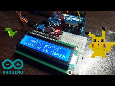 لوحة I2C مع شاشة LCD باستخدام Arduino!