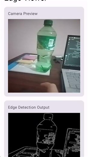 flammApp ai Edge detection app demo