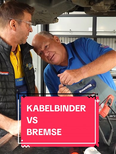 Feststellbremse reparieren mit Kabelbinder - Die Autodoktoren
