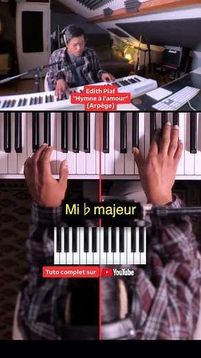 Edith Piaf "Hymne à l'amour" 🎹🎤 (arpège) #pianotutorial #pianotuto #pianovoix #edithpiaf | La Communauté Musique-Head