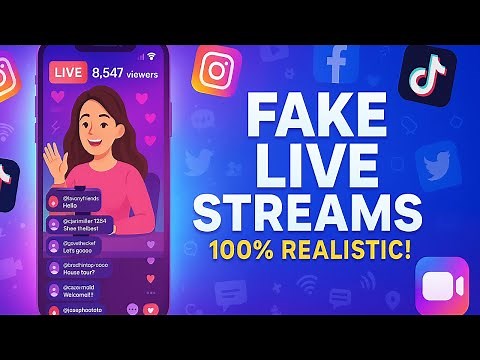Fake Live Stream Prank - Create FAKE Streams on Any Platform!