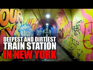 Estación 191th LA MAS PROFUNDA de New York - 191 St - The Deepest Station In NYC