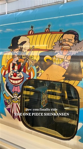 Mari 🇮🇹 • Japan Travel | If you’re a fan of ONE PIECE, this is one of the coolest themed trains you can ride in Japan! JR West currently operates three different... | Instagram