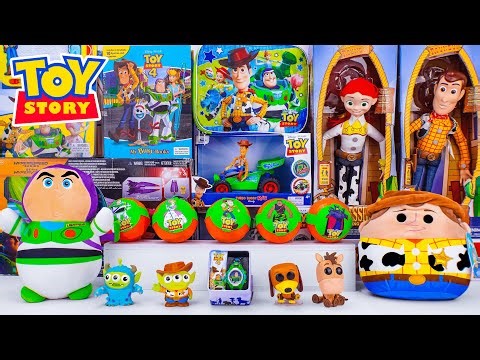 Unboxing Disney Pixar Toy Story toy collection ASMR | Disney Pixar Toy Story Buzz Lightyear, Woody