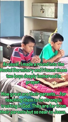 As usual, today I made a round into the Hostel Dormitory and I found these two boys deeply immersed