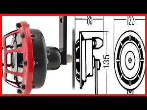 HELLA 003399801 Supertone 12V High Tone / Low Tone Twin Horn Kit with Red Protective Grill, 2 Horns