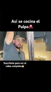 Cómo Cocinar Pulpo Perfecto en Casa | Receta Fácil y Deliciosa #pulpo #viral