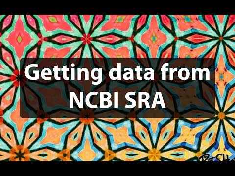 Uploading data from NCBI SRA